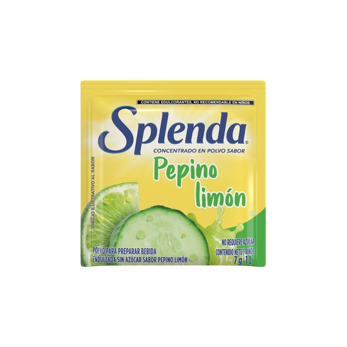 JUGO SPLENDA PEPINO Y LIMON 1LTS Display 20 