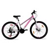 Bicicleta Baccio R.27.5 Dama Sunny Mtb Aluminio Plateada.