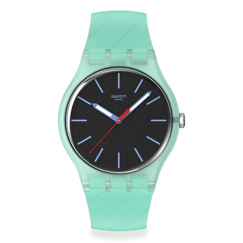 Reloj Swatch SO29L103 Hint of Mint de Silicona Verde