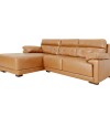 Sofa Albany 3 cuerpos Camel - Chaise Derecho
