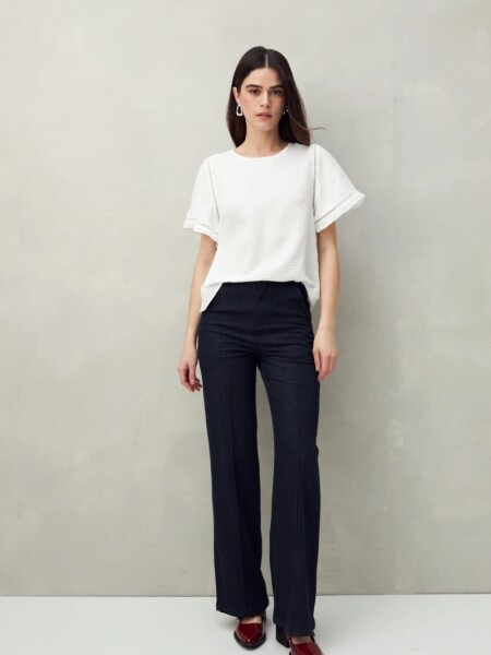 BLUZA D.CASSIN CACTUS BLANCO