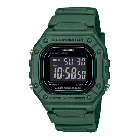Reloj de Caballero de Resina W-218H-1BVDF 3BVDF