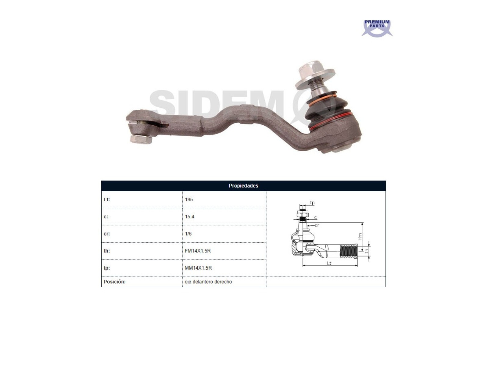 Puntero BMW X5 Xdrive 35I (F15) 14-18 Der 