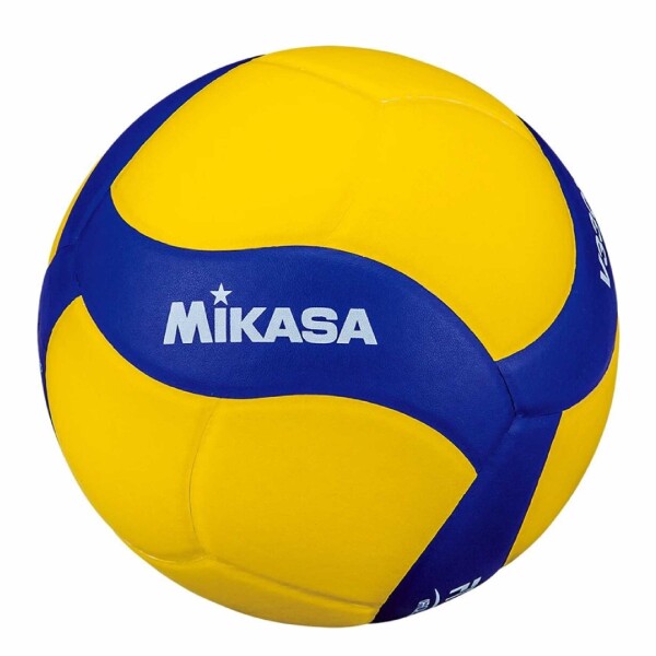 Pelota Mikasa V390W Balón De Volleyball Amarillo y Azul