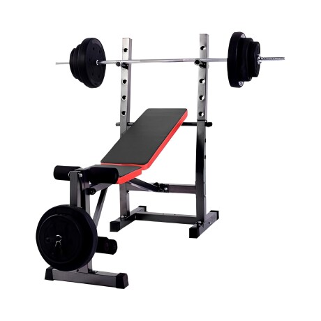 Combo Banco Multifunción ZGS-261 + Barra Recta Mancuernas y 45Kg en Discos de Pesas Combo Banco Multifunción ZGS-261 + Barra Recta Mancuernas y 45Kg en Discos de Pesas