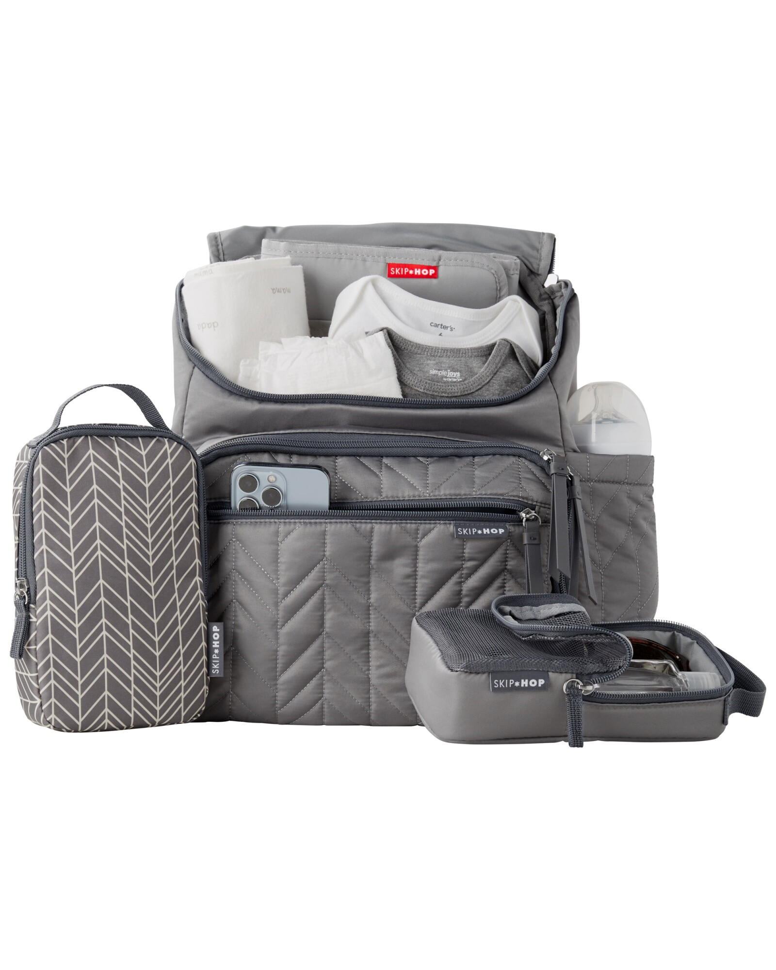 Mochila maternal Forma, gris claro Mochila maternal Forma, gris claro
