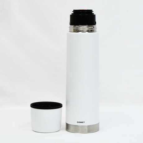Kit Comet de Termo Bala 500Ml y Mate 120Ml Acero Inoxidable Blanco