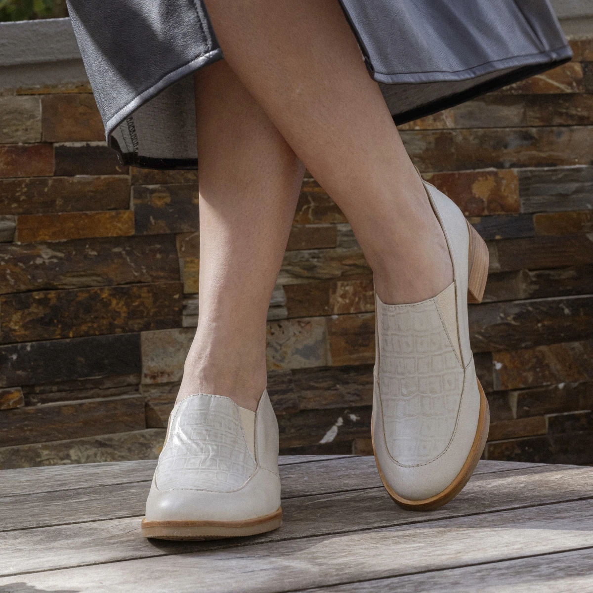 ZAPATO VENET - CUERO TRISTA - BEIGE 
