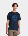 Polo US Tree Logo Short Sleeve Tee Hombre Dark Sapphire-dark Denim