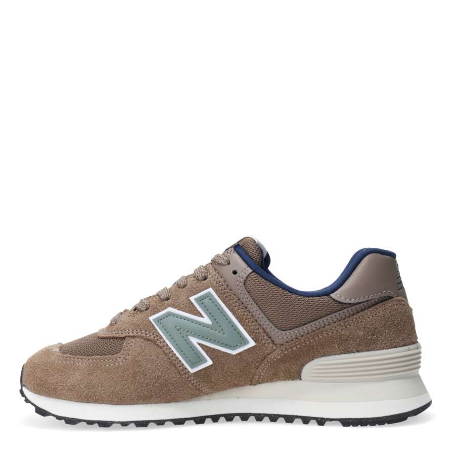 Championes de Hombre New Balance 574 Marrón - Azul Marino - Verde