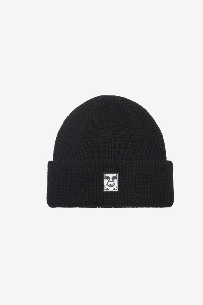 MID ICON PATCH CUFF BEANIE Negro