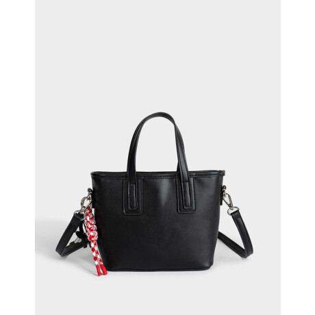 Cartera City Con Charm Negro