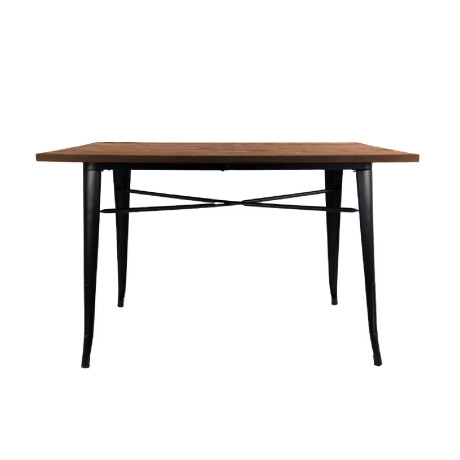 MESA TOLIX RECTANGULAR 120X70 Mesa De Comedor Rectangular Tolix 120x70 CM Negra