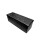 Puff Baúl Lumax Plegable 75x38 cm Organizador Living Dormitorio Negro