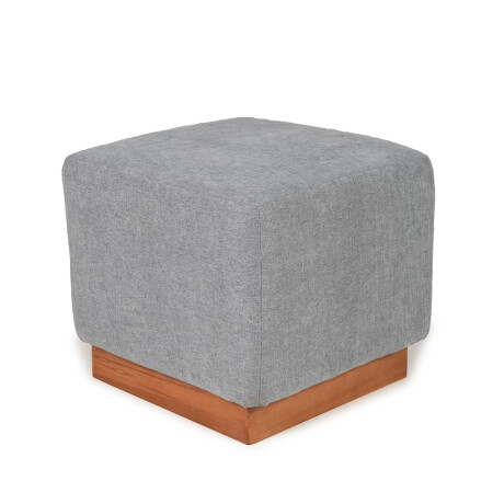Puff Beta - Tela Microfibra AA-13 (Gris)