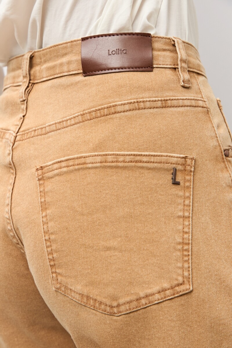 Jean wide leg Sade tostado