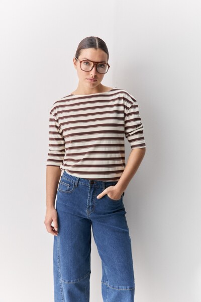 REMERA VOLPAIA Marron