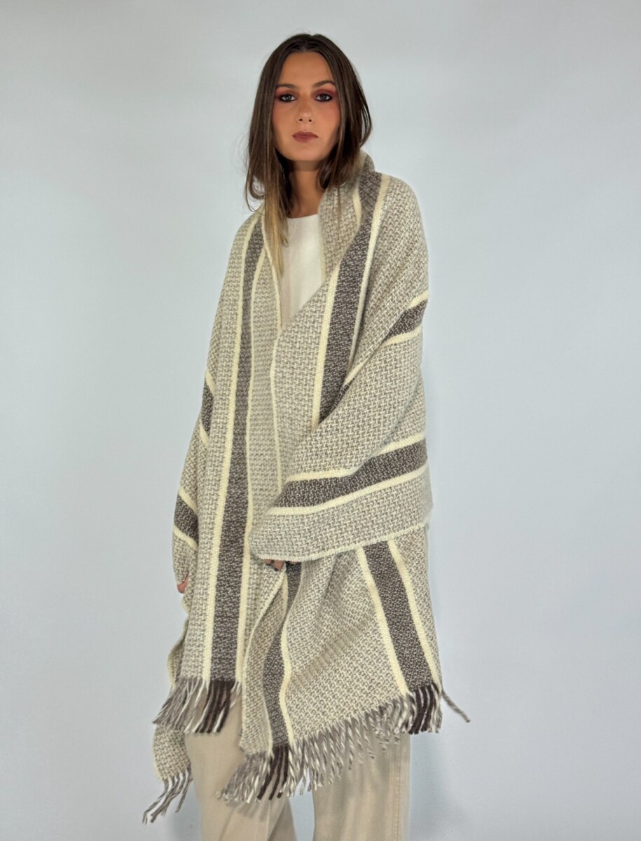 PASHMINA NATURA - TOSTADO 