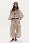 Pantalón Gio en Algodón Roberta Brown Flowers