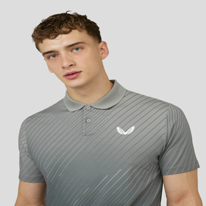 Geo Print Polo - Hombre Midnight Navy