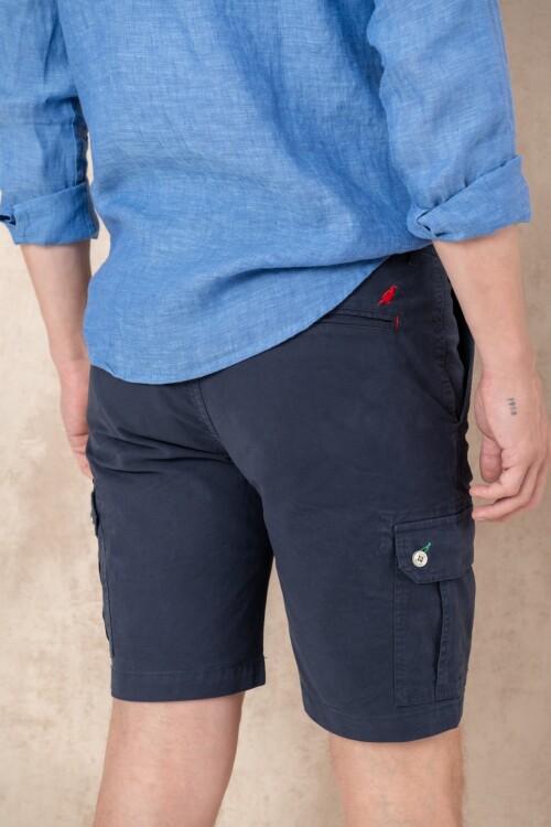Bermuda Cargo Azul marino