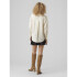 VMQUEENY LS OVERSIZE SHIRT WVN GA NOOS CORE-12 1 Antique White