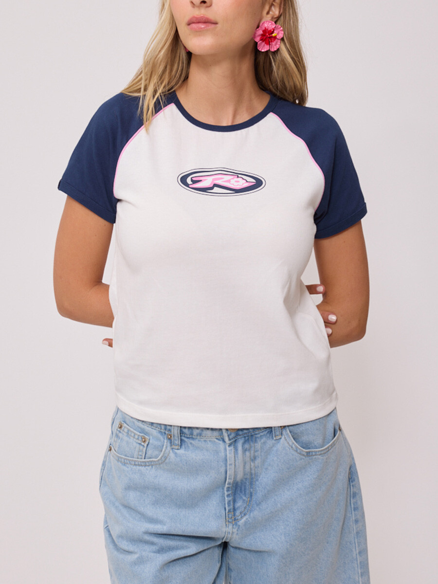 T-SHIRT UTARA RUSTY - Blanco 