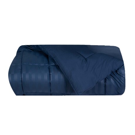 ACOLCHADO 2 PLAZAS POLIESTER AZUL EMBOSSED MARINO