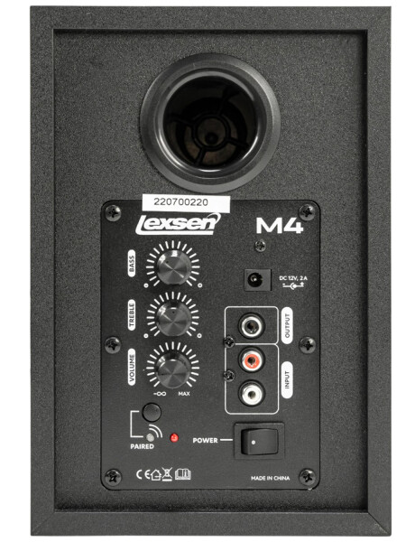 Parlantes monitores de estudio Lexsen M4 30W RMS con Bluetooth Parlantes monitores de estudio Lexsen M4 30W RMS con Bluetooth