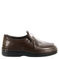 Zapatos de Hombre Lombardino Mocasin Calsuave con elastico Marrón