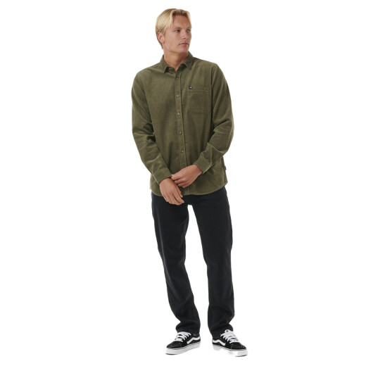 Camisa Rip Curl Classic Surf Cord - Verde Camisa Rip Curl Classic Surf Cord - Verde