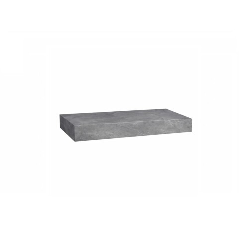 Mueble de baño suspendido en porcelanato Peri Gris Pulido 80 cm sin bacha Mueble De Baño Suspendido En Porcelanato Peri Gris Pulido 80 Cm Sin Bacha
