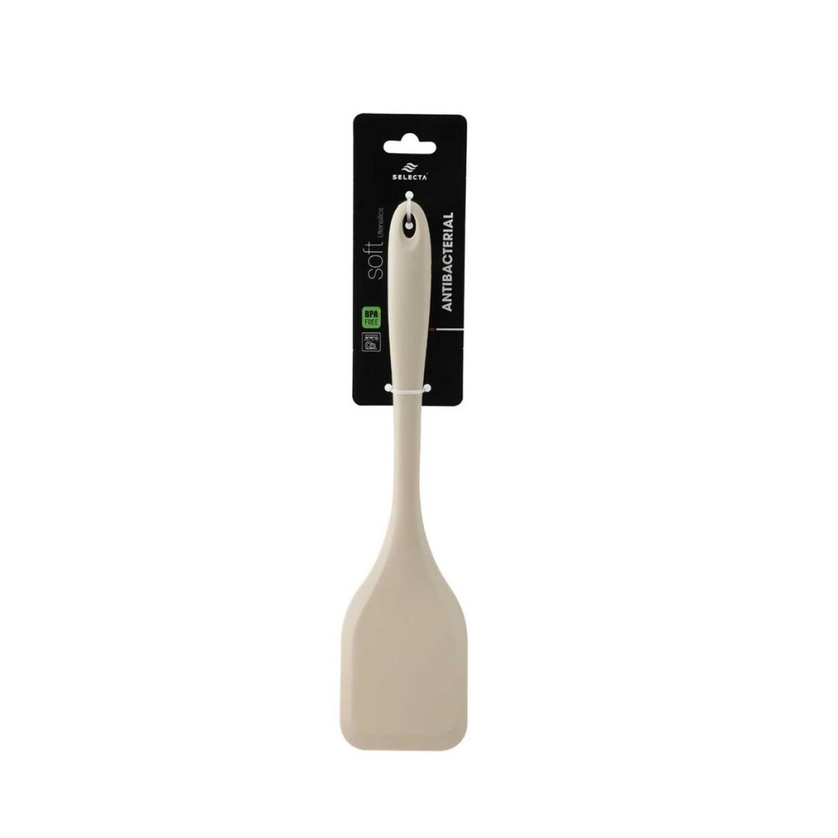 ESPATULA RECTA 29X7CM SILICONA BEIGE 