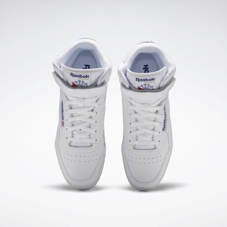 Championes Reebok Hombre Ex-O-Fit Hi Casual Deportivo Blanco