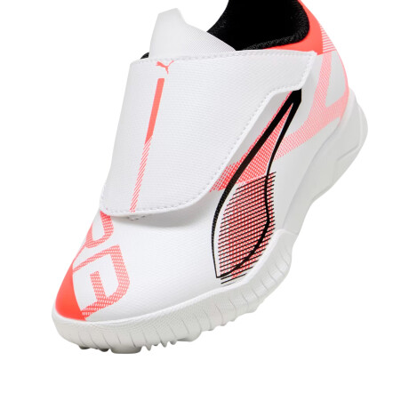 PUMA ULTRA 5 PLAY VELCRO TF White & Pink