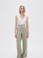 Pantalon Altova Verde Grisaceo