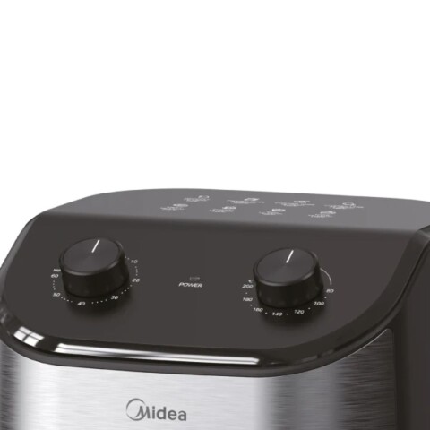 Freidora Air Fryer Midea 4.5 Litros Negra Freidora Air Fryer Midea 4.5 Litros Negra