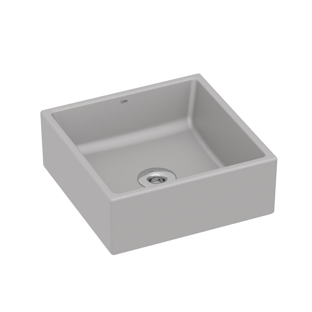 BACHA DE APOYO MODELO BASIC Q5 35x35 CM COLOR STONE Bacha De Apoyo Modelo Basic Q5 35x35 Cm Color Stone