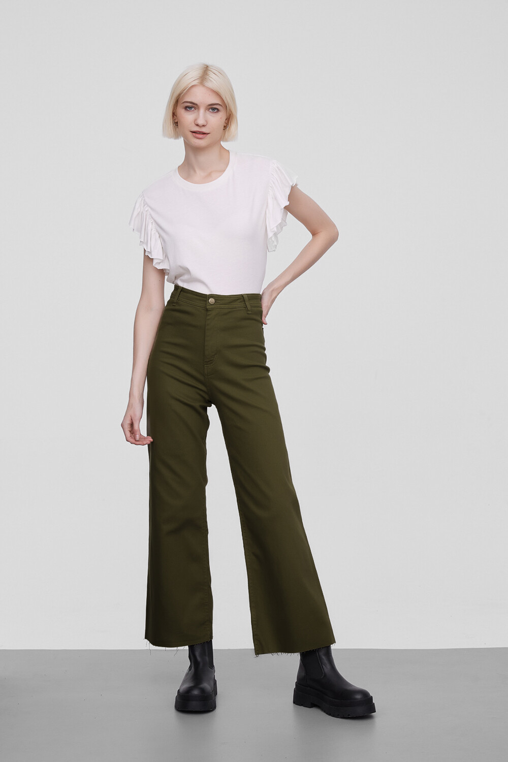 Pantalon Balton Verde Oliva Oscuro