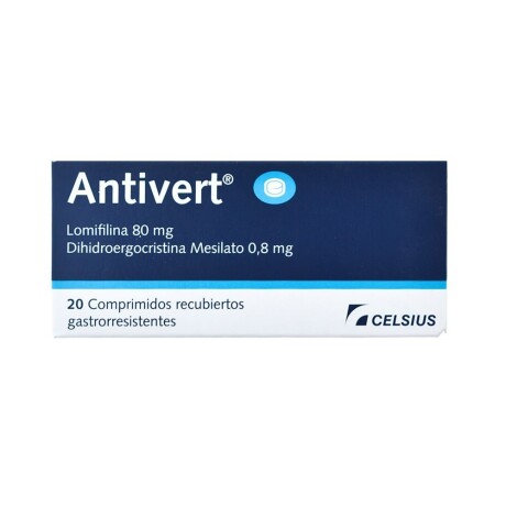 Antivert 20 Comprimidos | Tratamiento Vértigo Y Mareo Antivert 20 Comprimidos | Tratamiento Vértigo Y Mareo