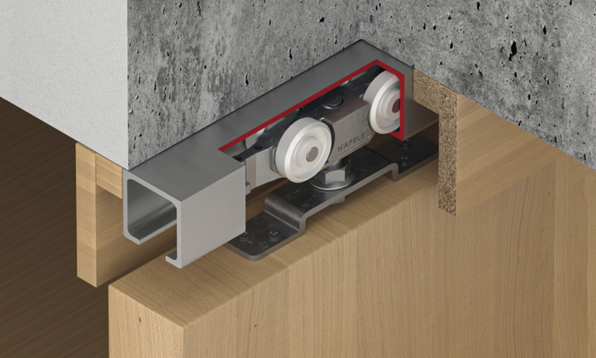 Riel De Aluminio Para Sistema Silent X Metro 