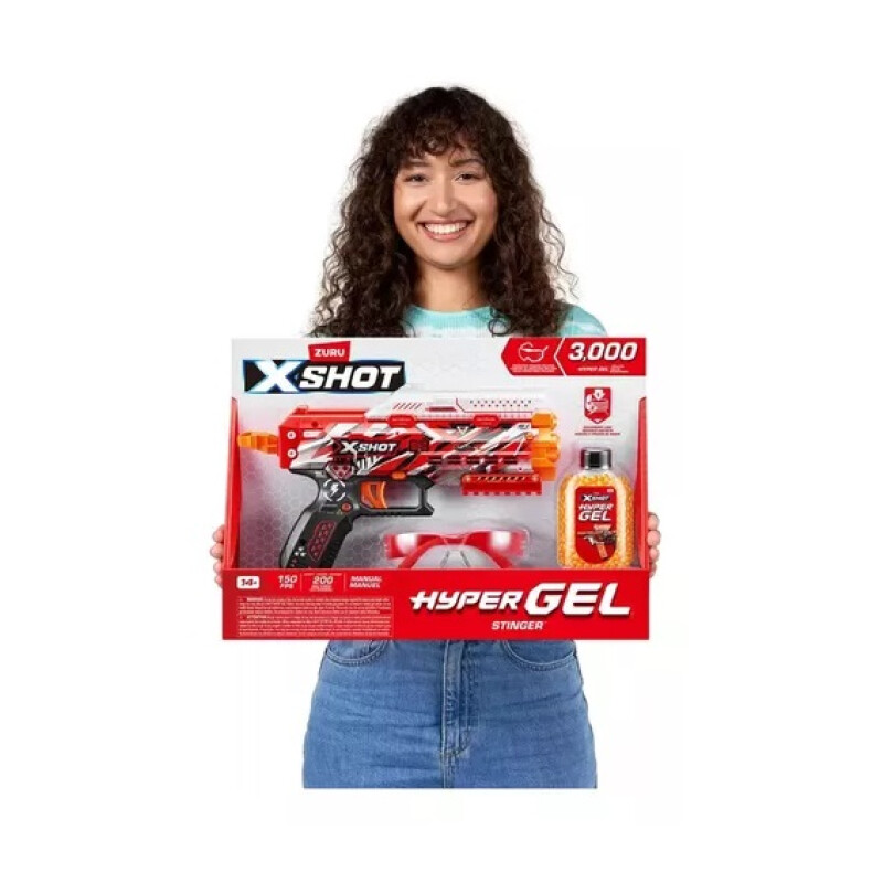 Pistola X - Shot Hyper Gel Stinger Con 3000 Pellets Pistola X - Shot Hyper Gel Stinger Con 3000 Pellets