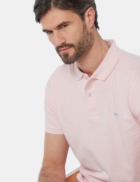 REMERA POLO LISA Rosa