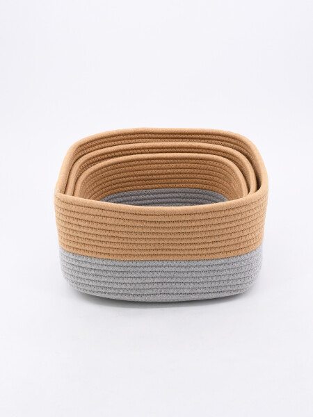 SET DE CESTAS HOLBOX BEIGE