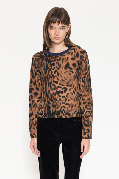 Sweater Feline Leopardo