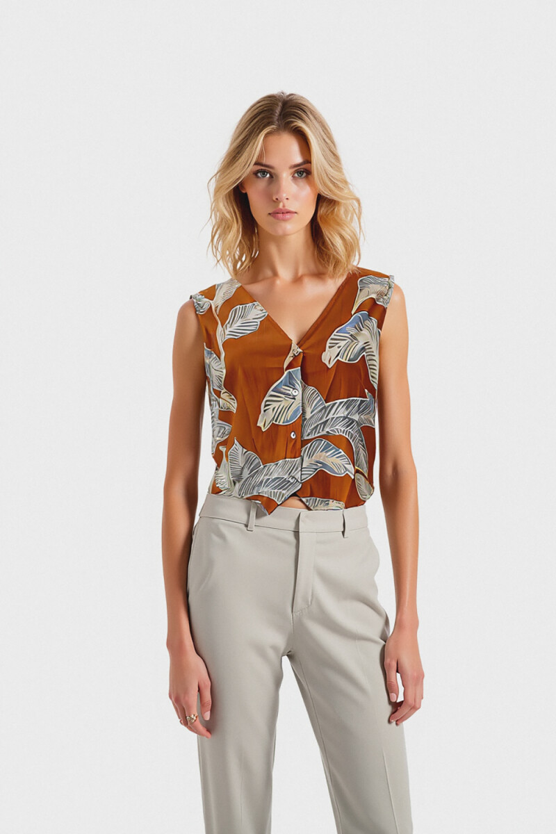 Chaleco Saris - Estampado 1 