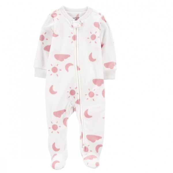 Enterito Carters Micropolar Blanco rosa soles Enterito Carters Micropolar Blanco rosa soles