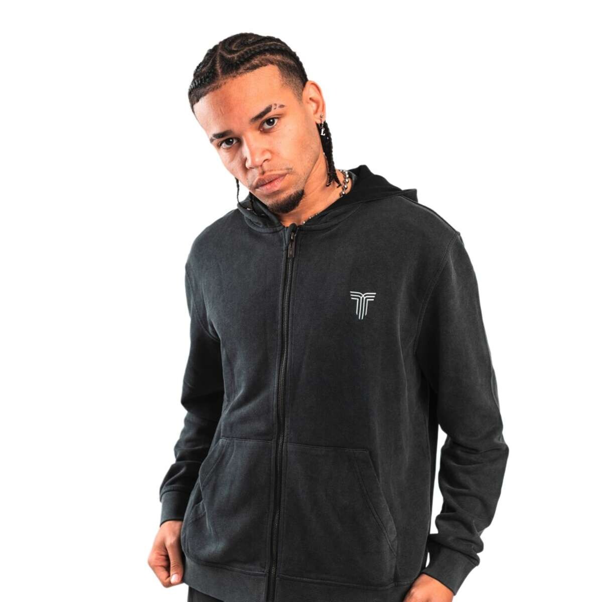 Abrigo Vintage Tiffosi Unisex - Gris 