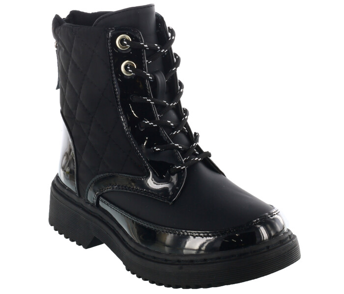 Bota de Niña Mini Miss Carol borcego TRIM con capitoneado Negro