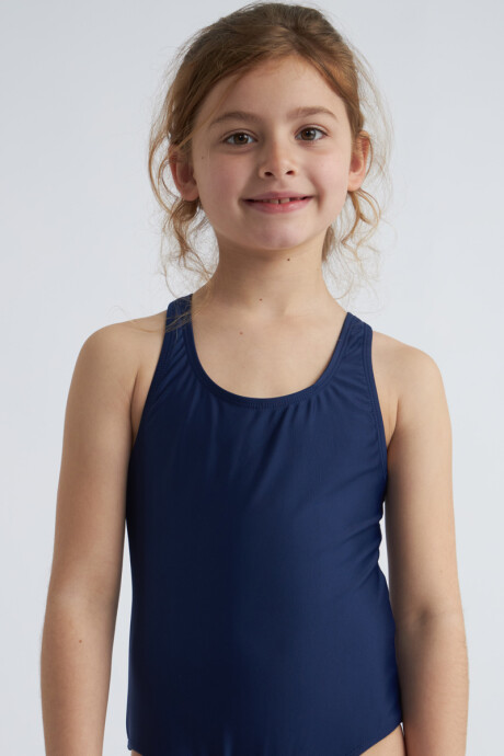 Malla de Nataci�n Azul/Naranja